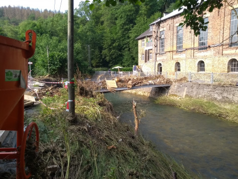 Zustand unmittelbar nach der Flut