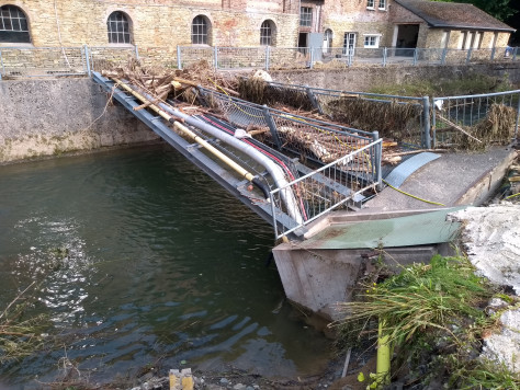 Zustand unmittelbar nach der Flut